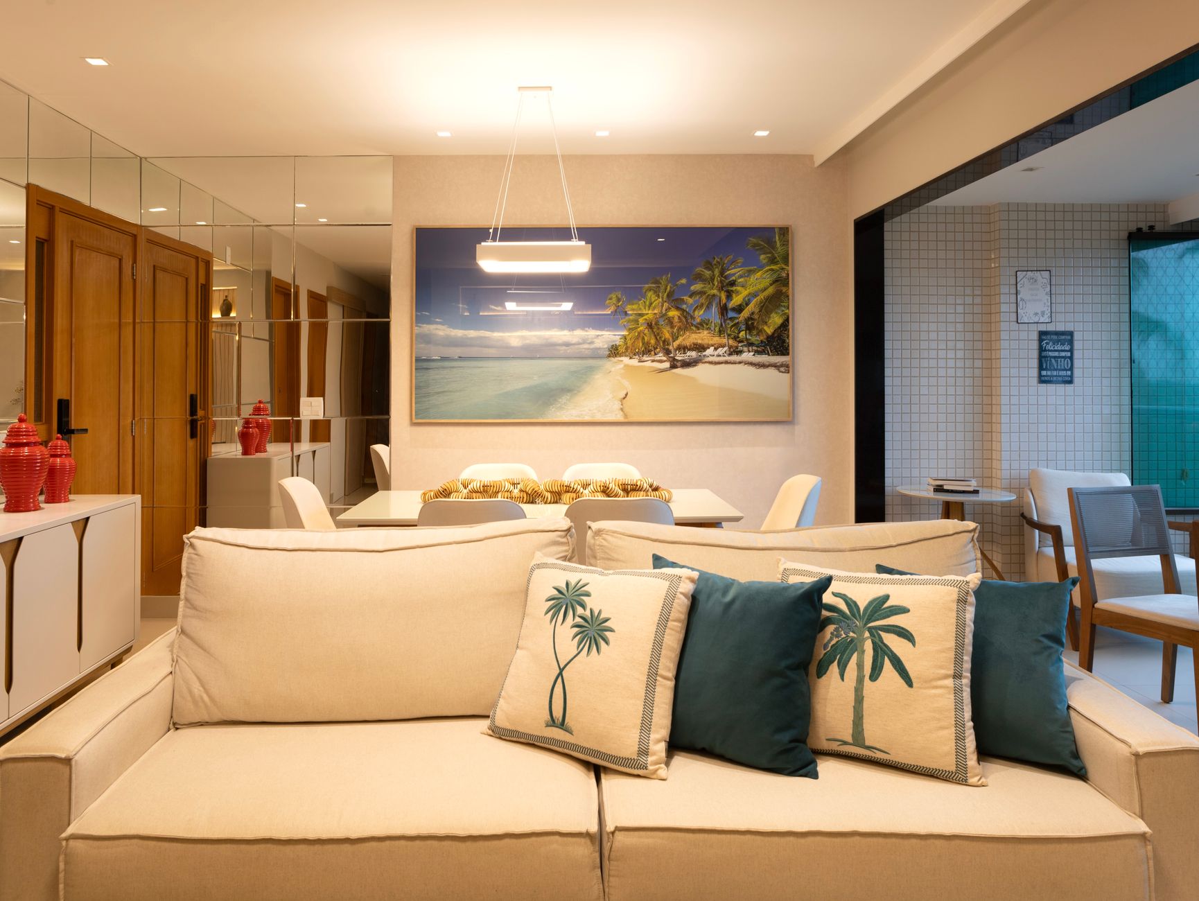 Studio mobiliado moderno para Airbnb no Leblon