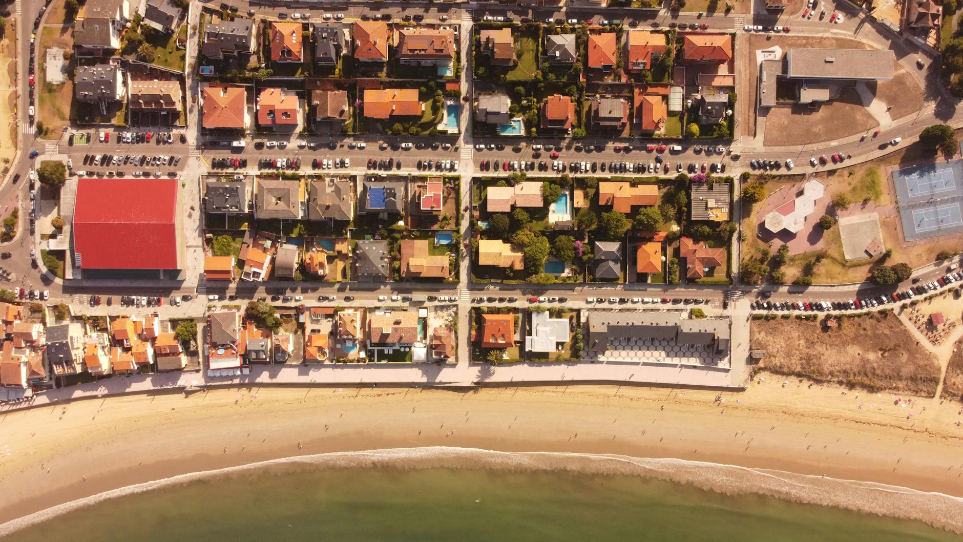Vista aérea de Barra Bonita e Recreio dos Bandeirantes no Rio de Janeiro