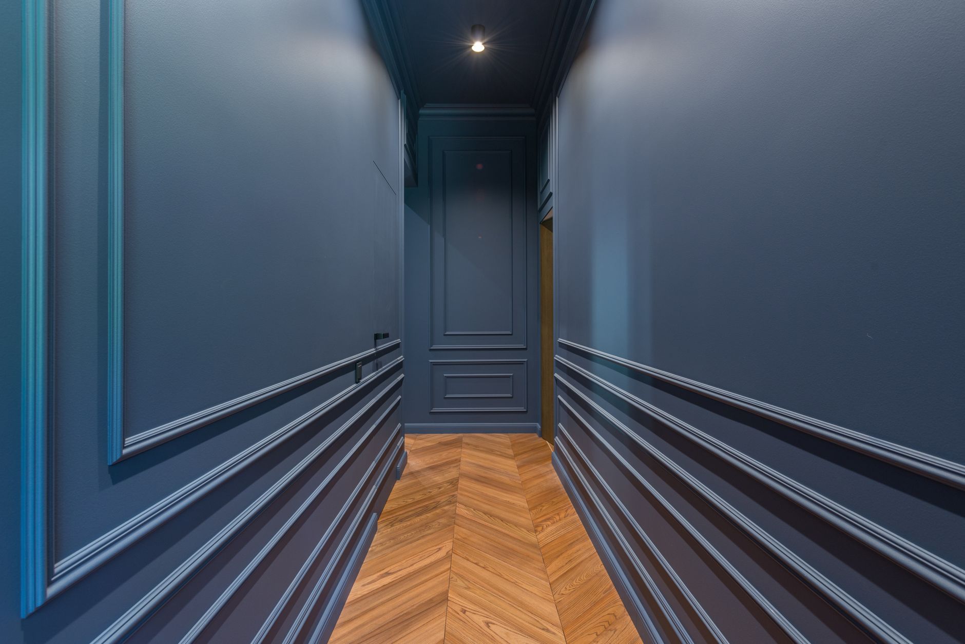 Interior de loft moderno no Rio de Janeiro com vista para o Pão de Açúcar