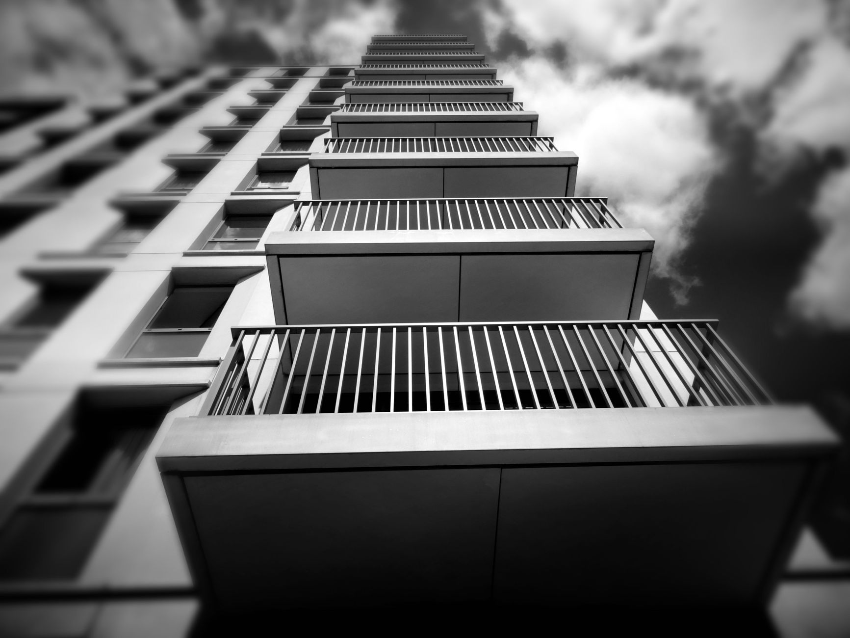 Apartamento quarto e sala em Copacabana com varanda moderna