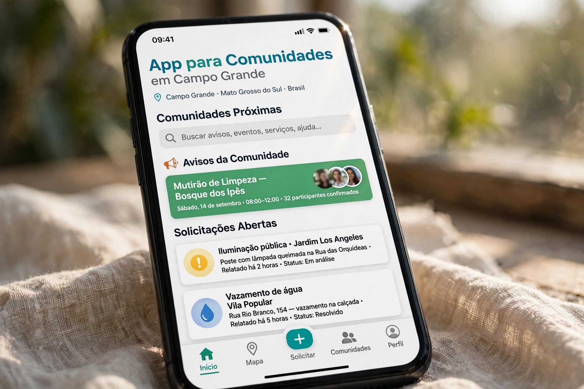 customer service business team app comunidades campo grande