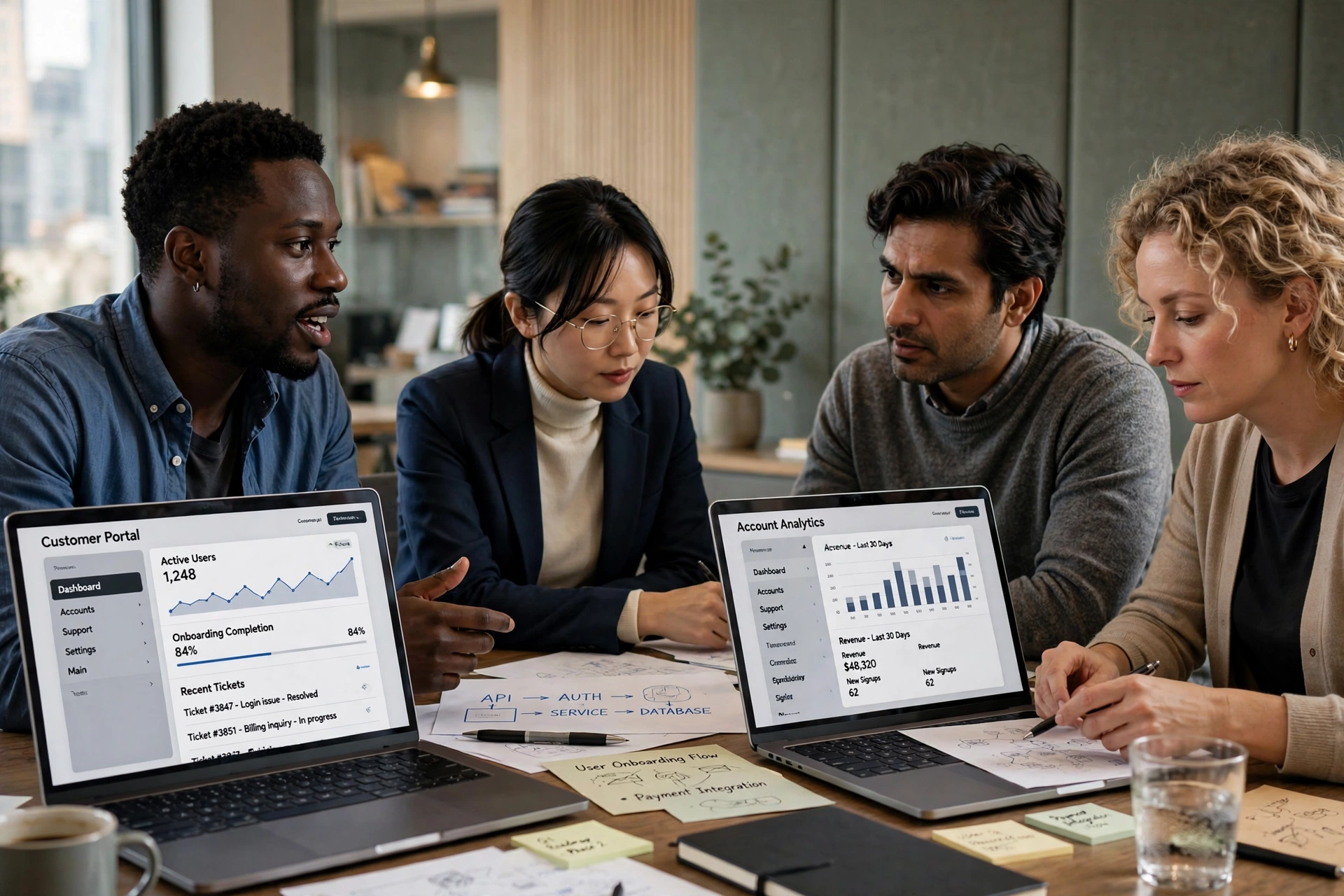 customer service business team implementar portal cooperado 2026