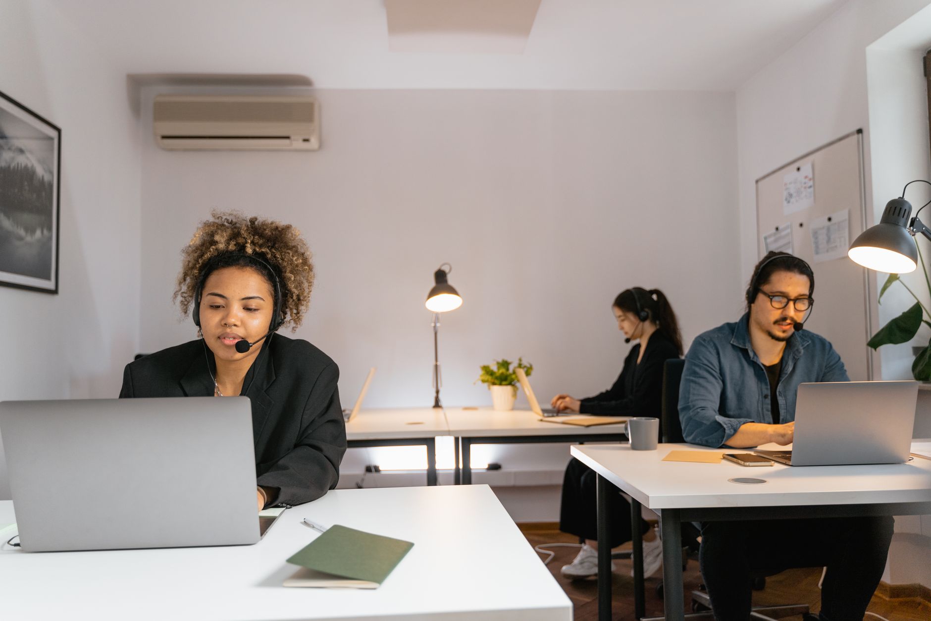 Escritório de empresa moderna em Londrina Paraná