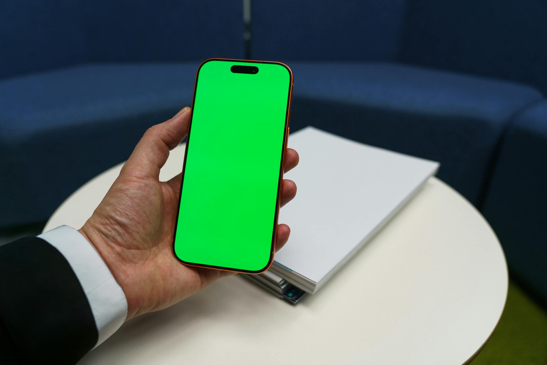 Interface de aplicativo mobile em tela de smartphone