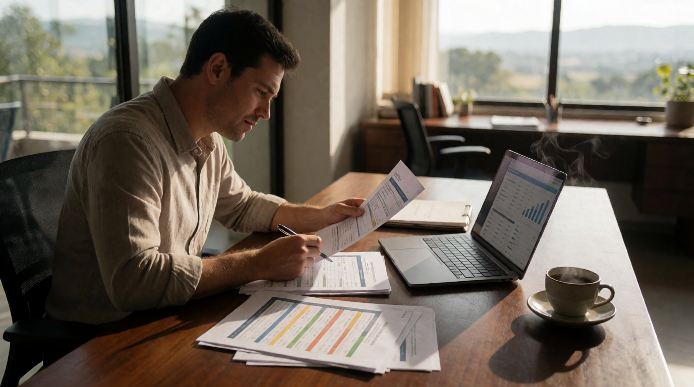 brazilian financial credit analysis office documents lise perfil