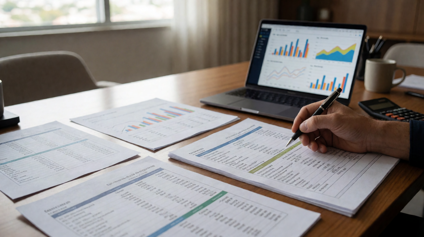 brazilian financial credit analysis office documents lise perfil