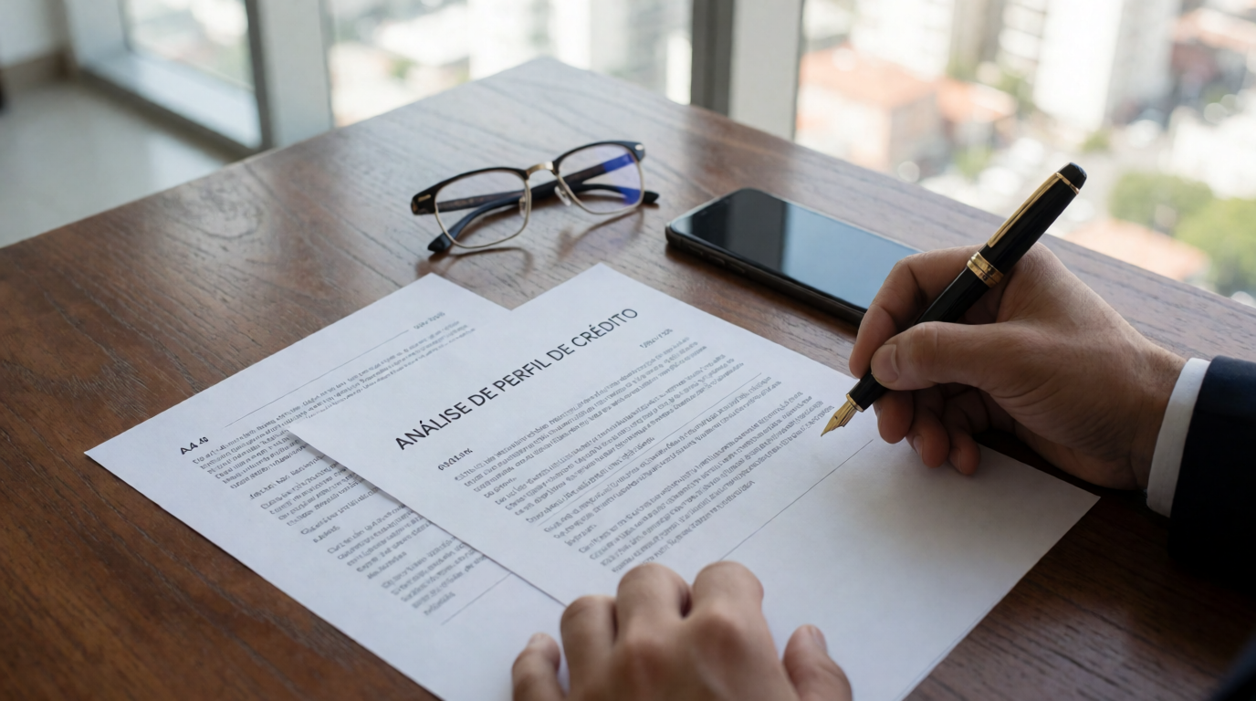 brazilian financial credit analysis office documents lise perfil