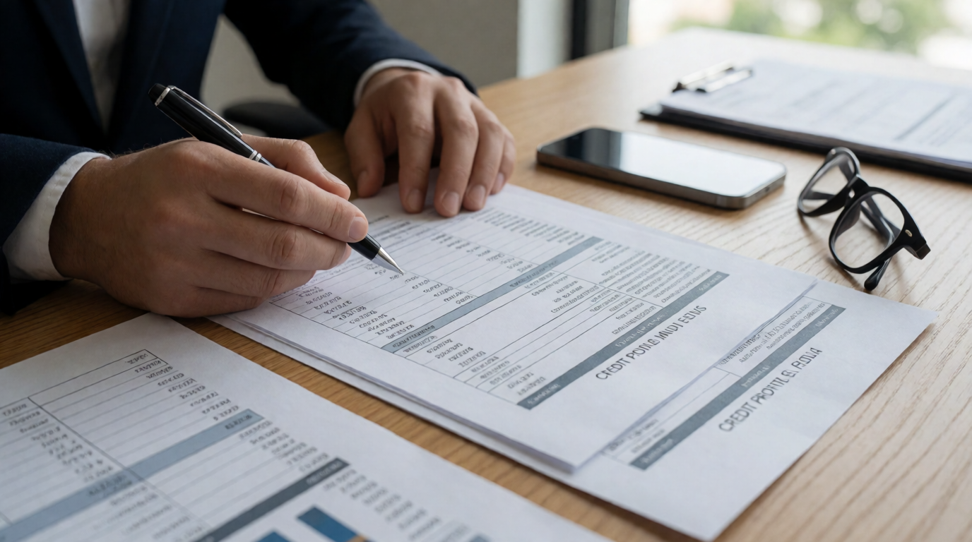 brazilian financial credit analysis office documents lise perfil