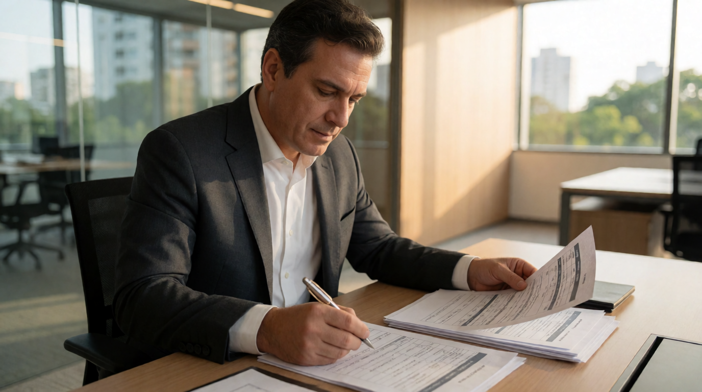 brazilian financial credit analysis office documents lise perfil