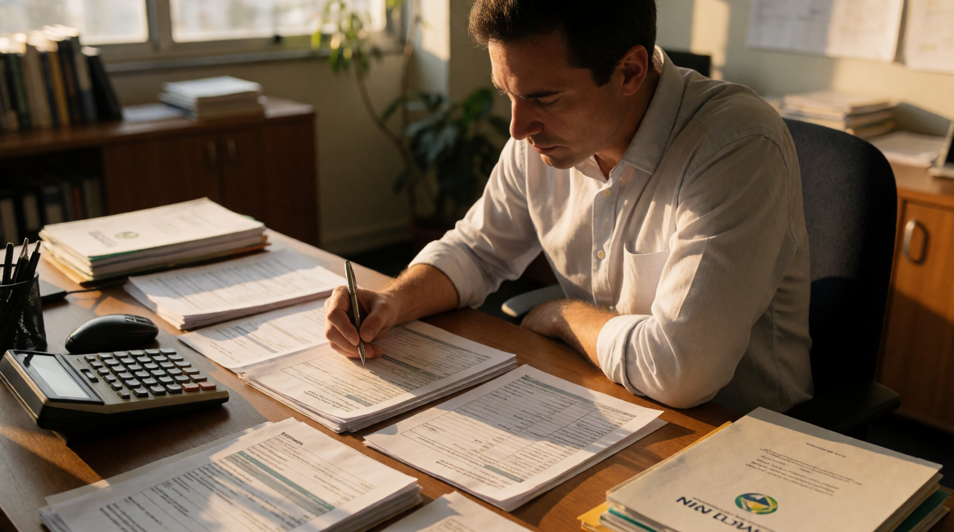 brazilian financial credit analysis office documents lise perfil