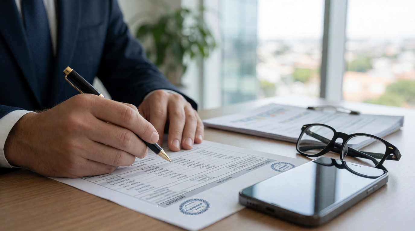 brazilian financial credit analysis office documents lise perfil