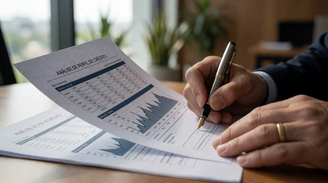 brazilian financial credit analysis office documents lise perfil