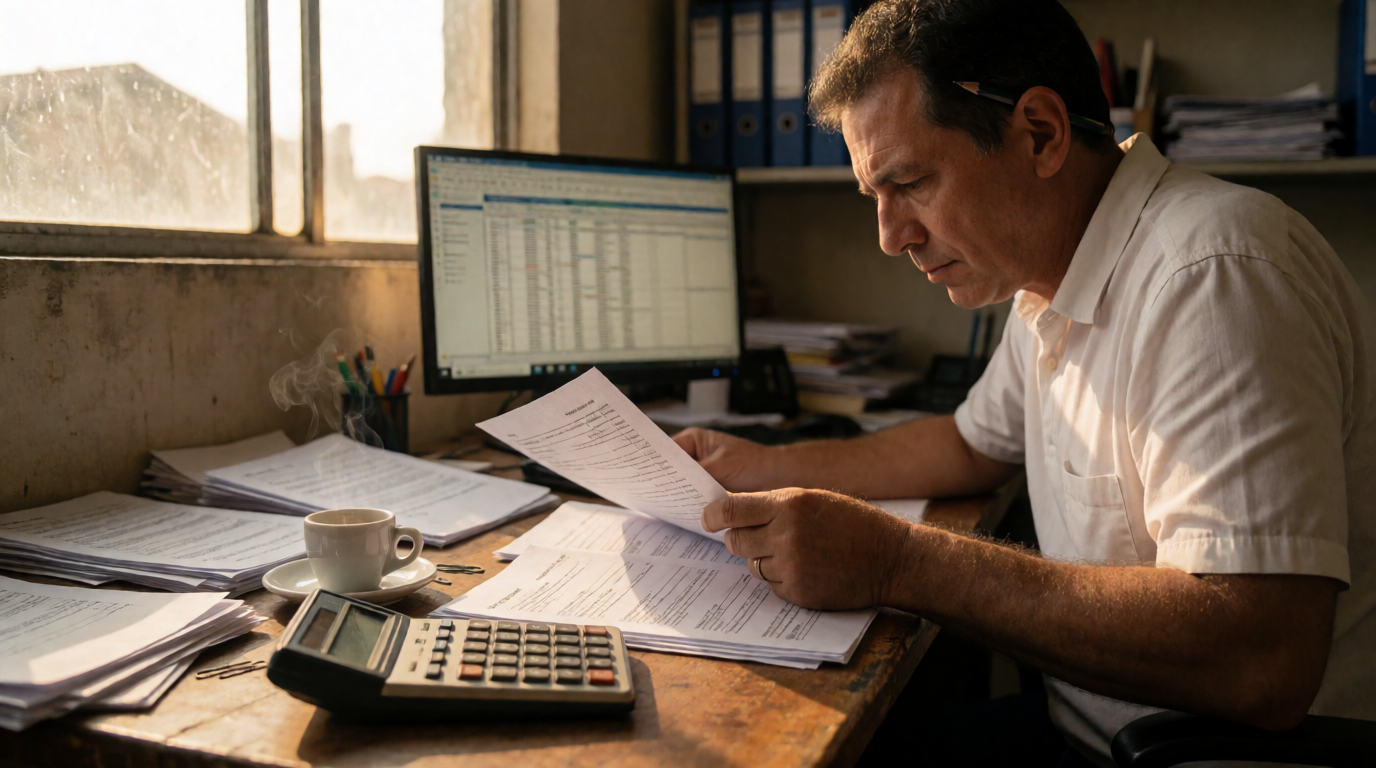 brazilian financial credit analysis office documents lise perfil