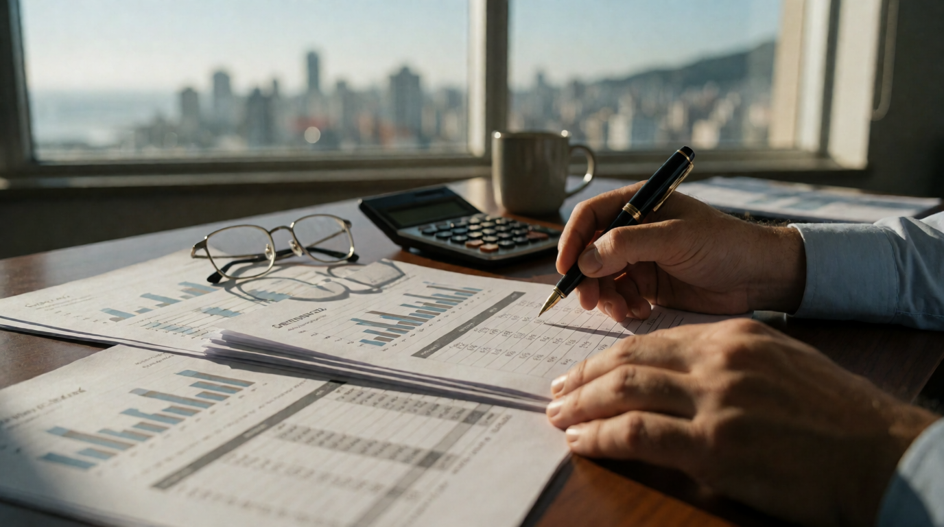 brazilian financial credit analysis office documents lise perfil