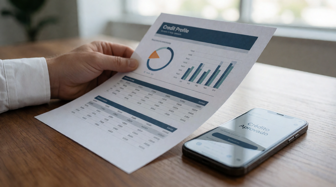 brazilian financial credit analysis office documents lise perfil