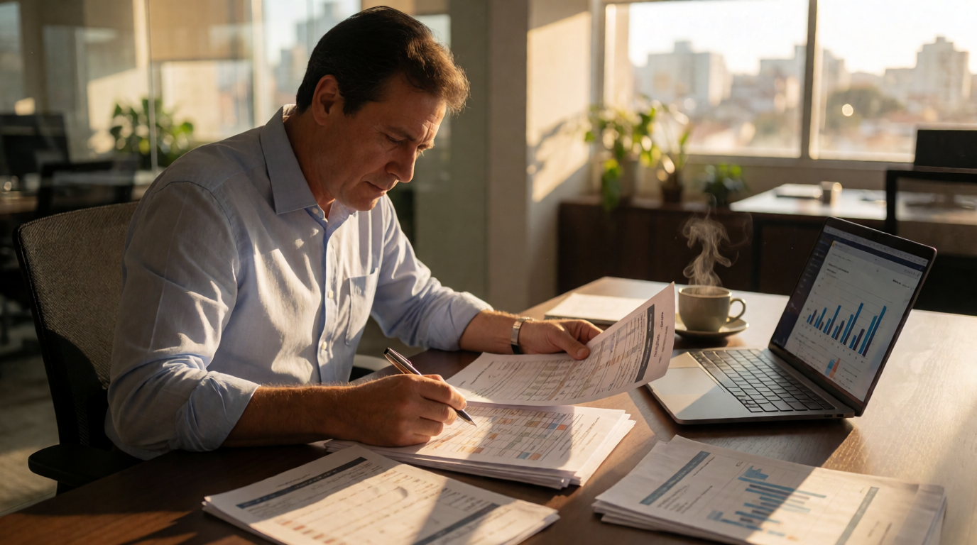 brazilian financial credit analysis office documents lise perfil