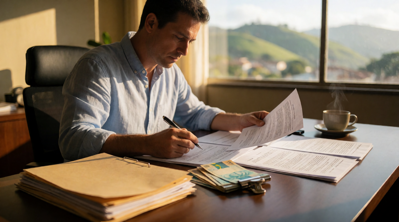 brazilian financial credit analysis office documents lise perfil