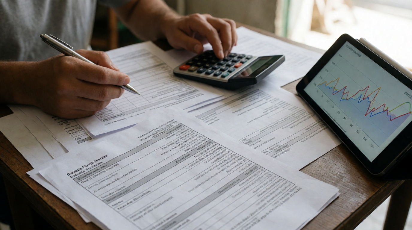 brazilian financial credit analysis office documents lise perfil