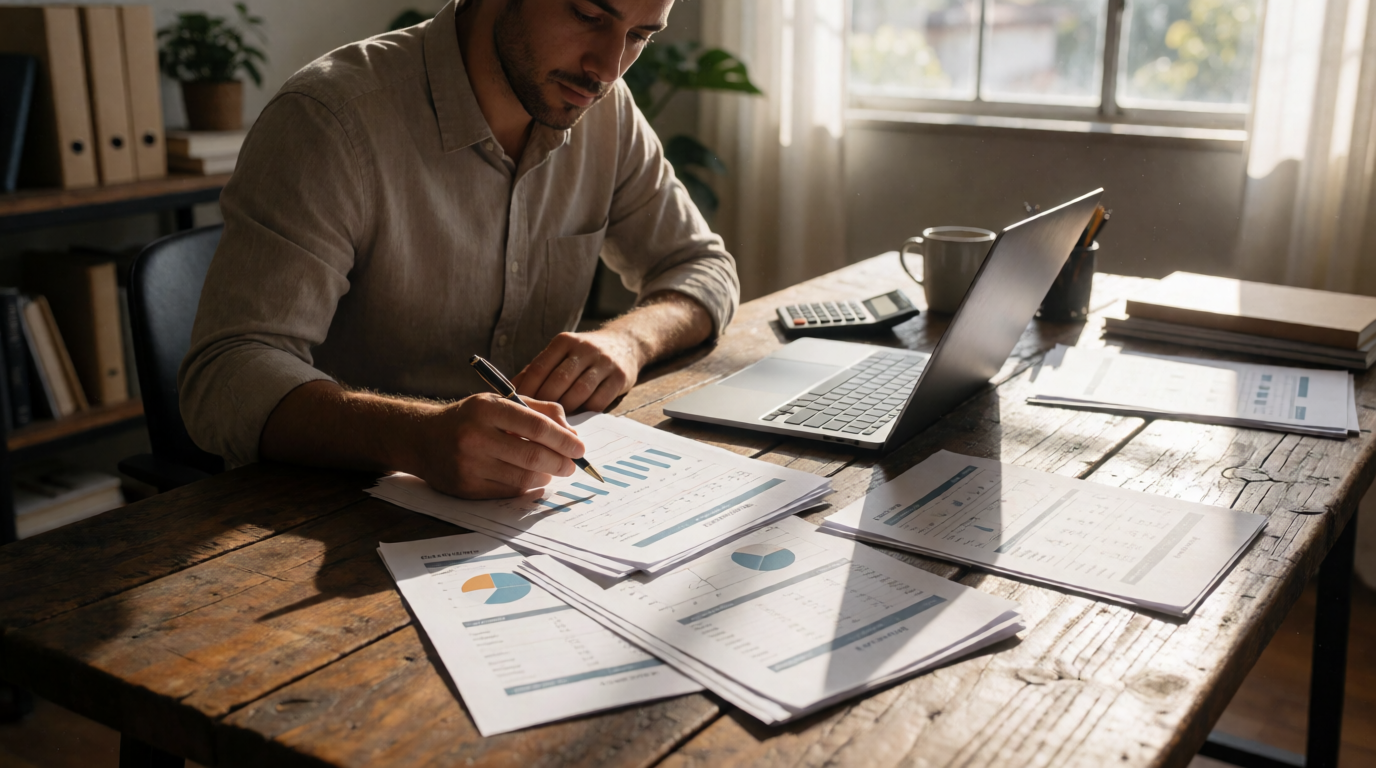 brazilian financial credit analysis office documents lise perfil