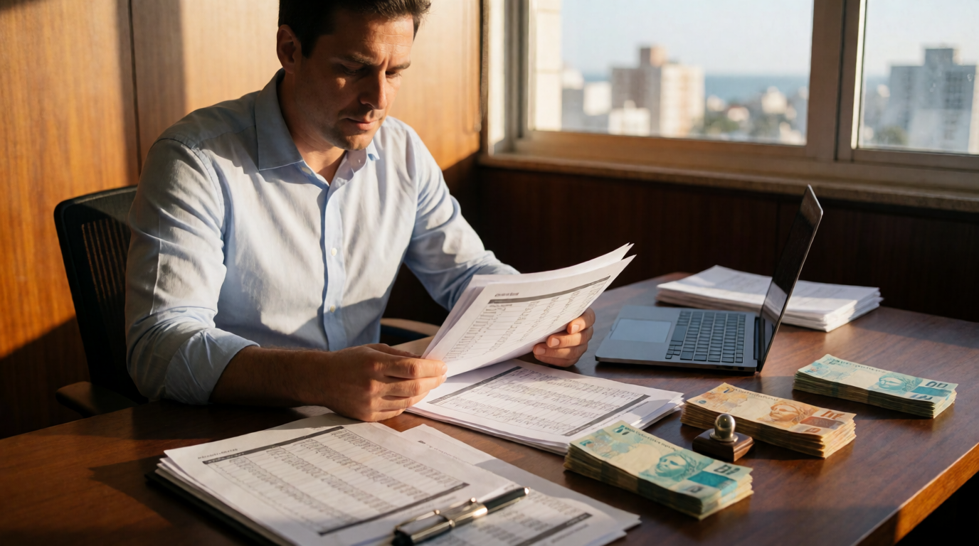 brazilian financial credit analysis office documents lise perfil