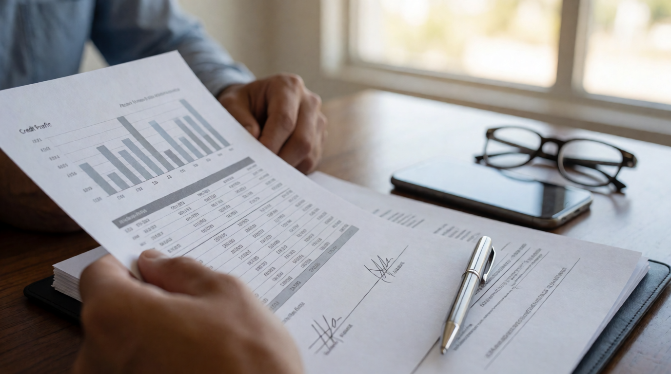 brazilian financial credit analysis office documents lise perfil