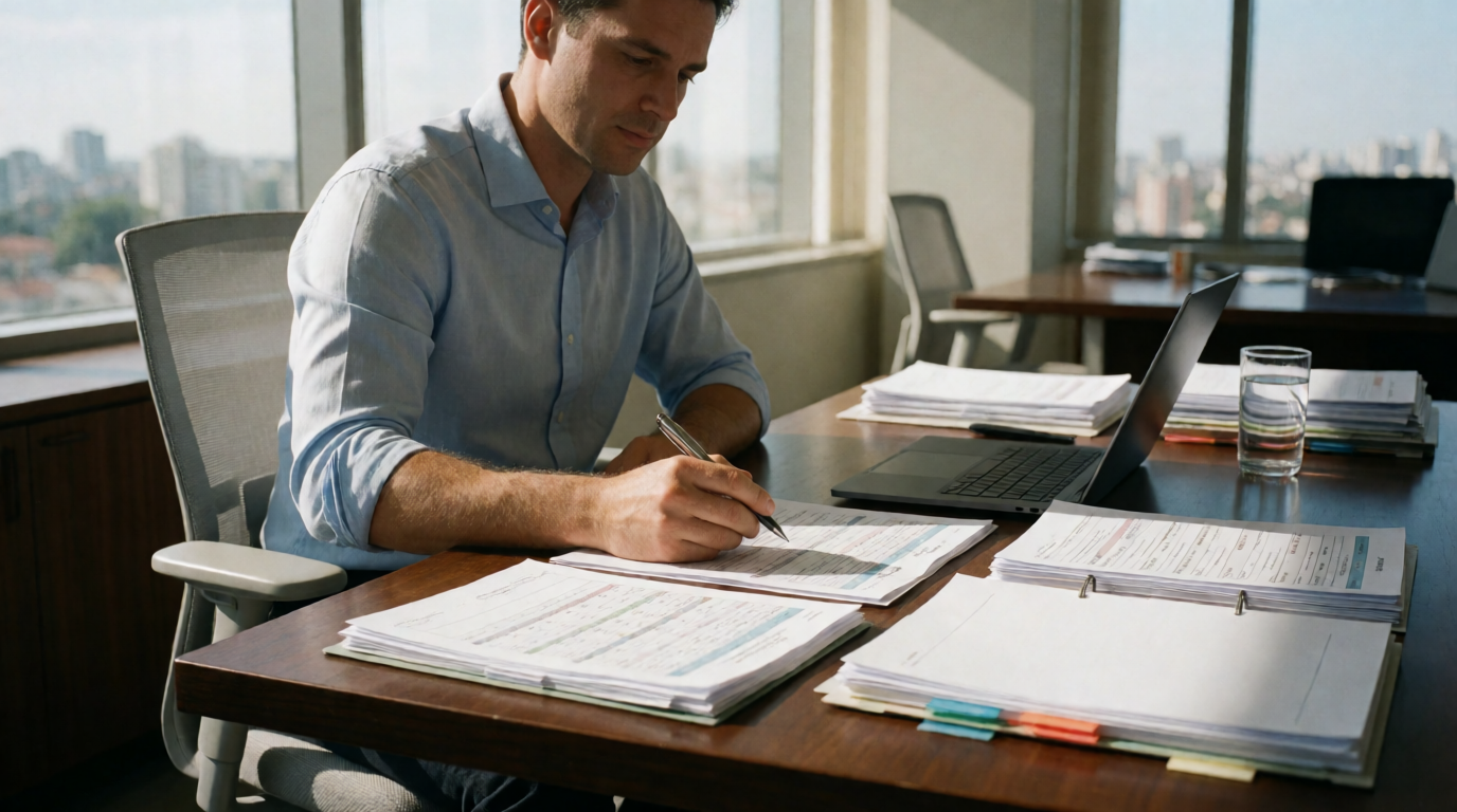 brazilian financial credit analysis office documents lise perfil