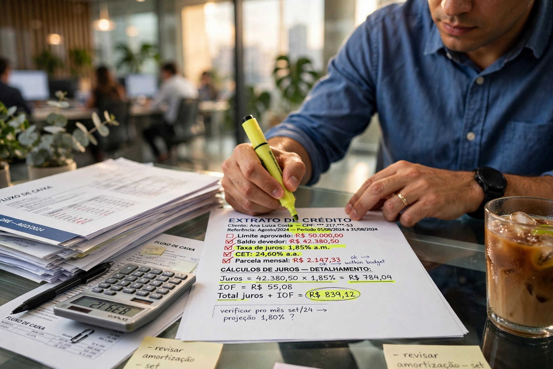 brazilian financial credit analysis office documents checklist nao