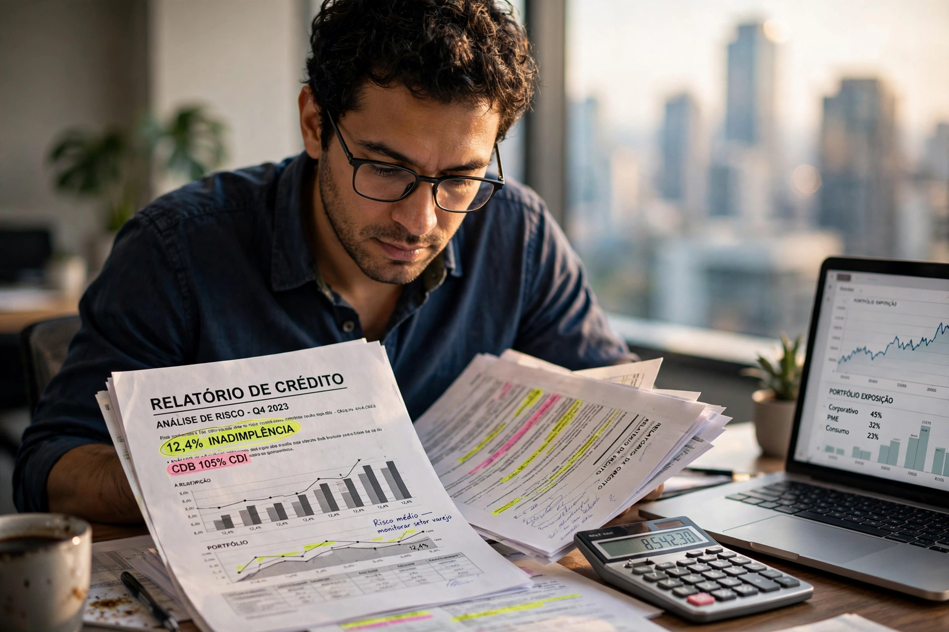 brazilian financial credit analysis office documents percentual ideal