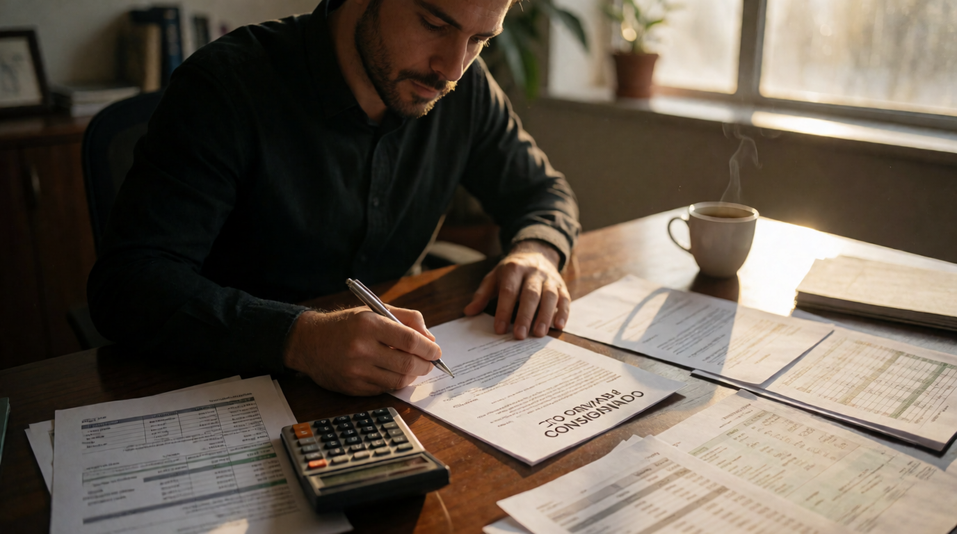 brazilian financial credit analysis office documents consignado privado