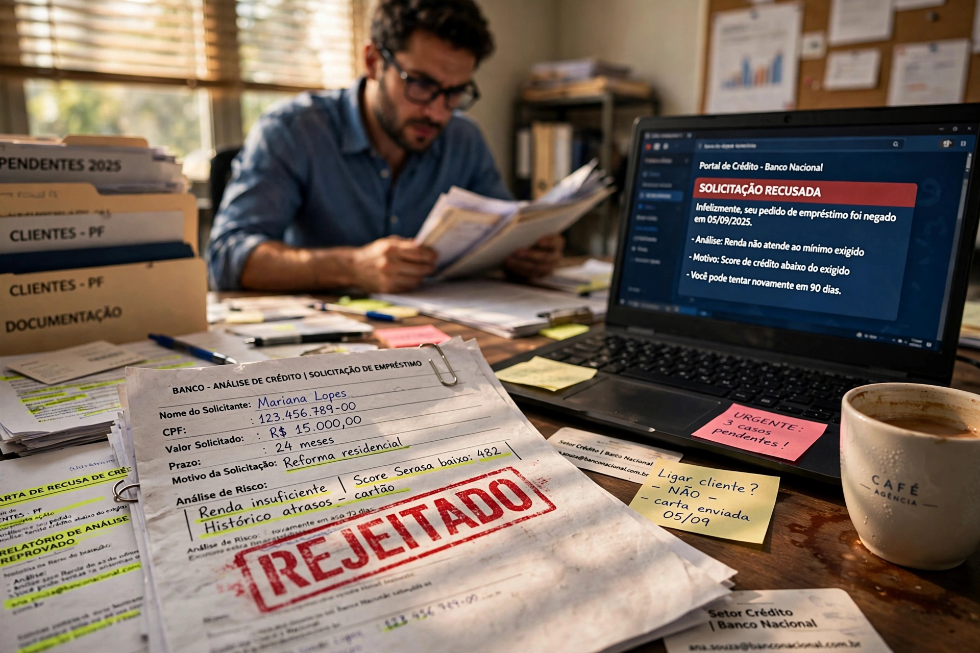 brazilian financial credit analysis office documents empr stimo