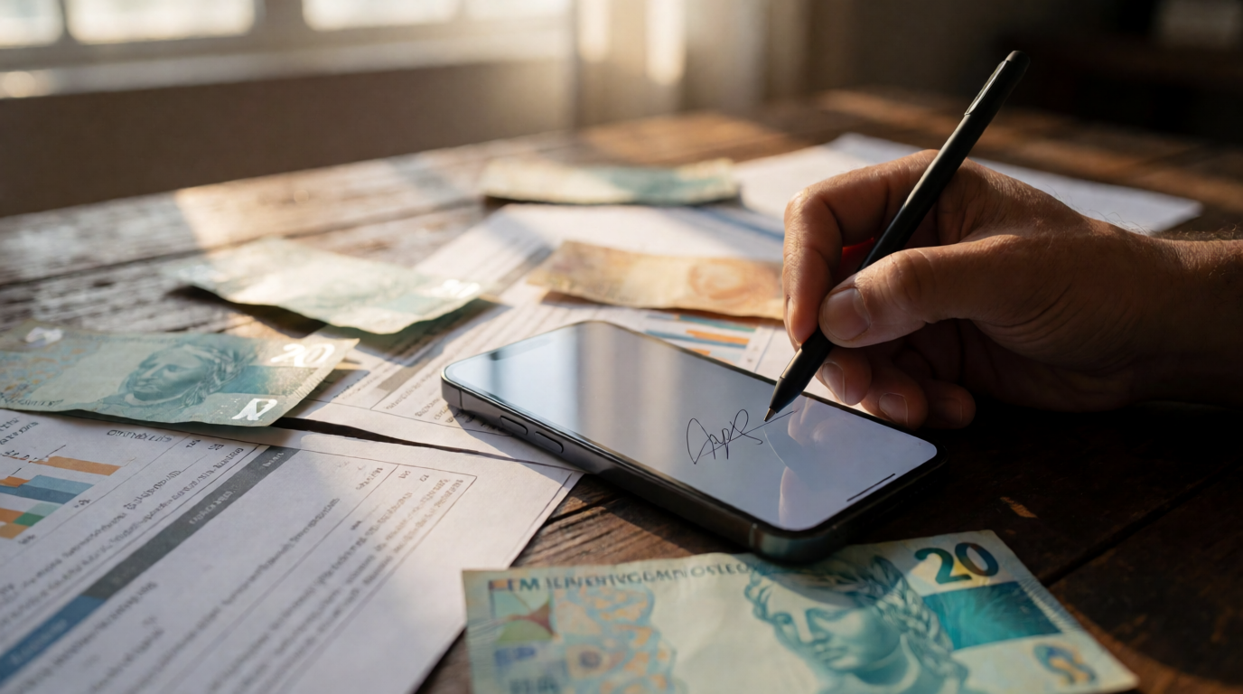 brazilian financial credit analysis office documents emprestimo banco
