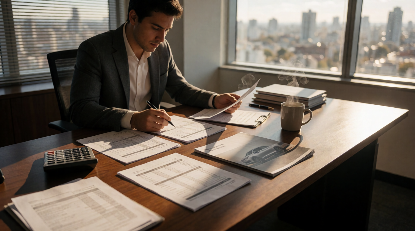 brazilian financial credit analysis office documents financiamento car