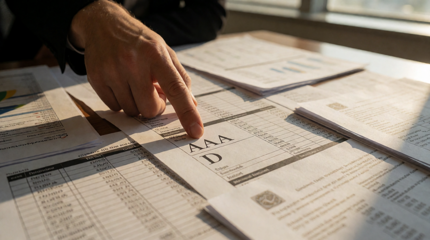 brazilian financial credit analysis office documents notas rating