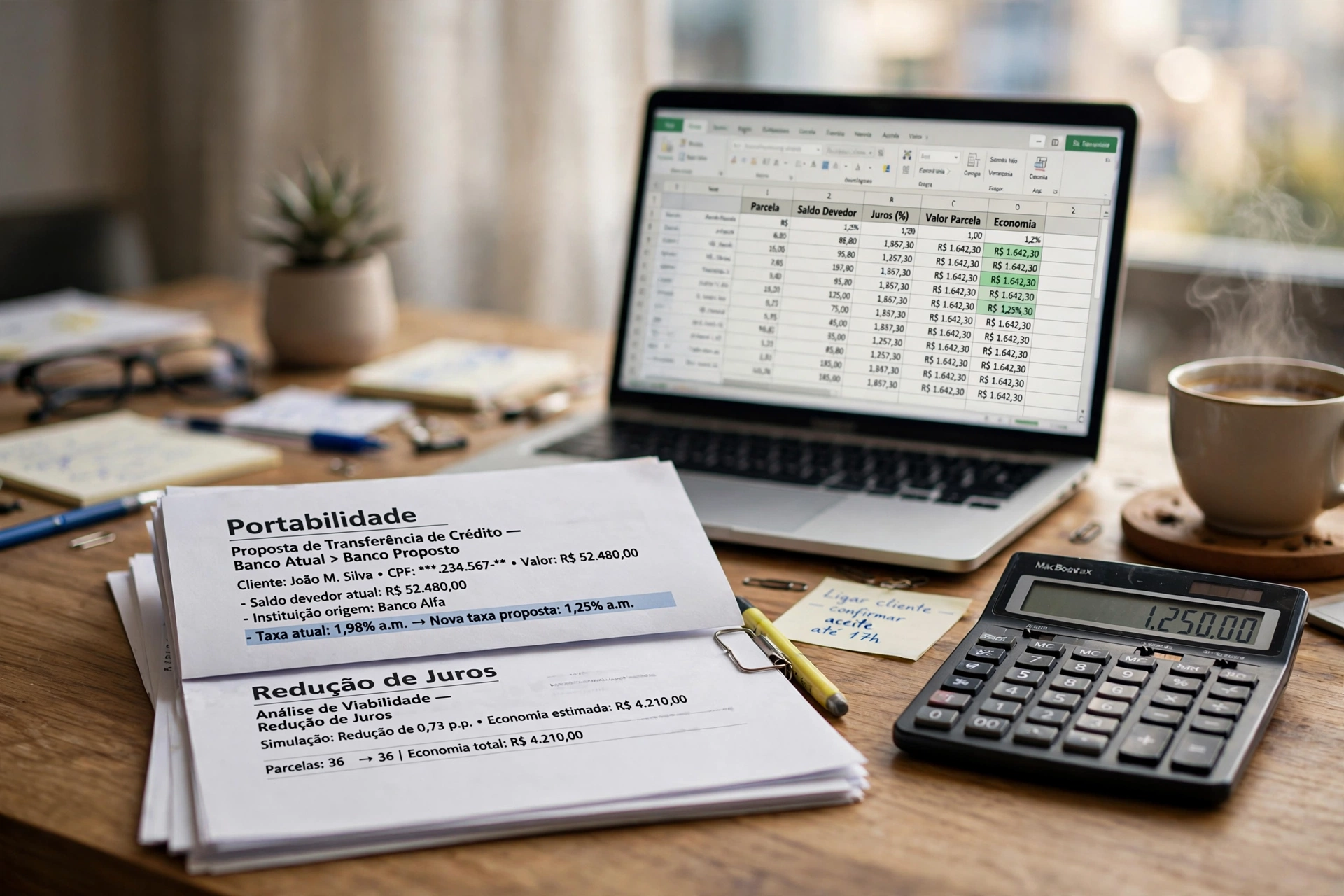brazilian financial credit analysis office documents portabilidade reduz