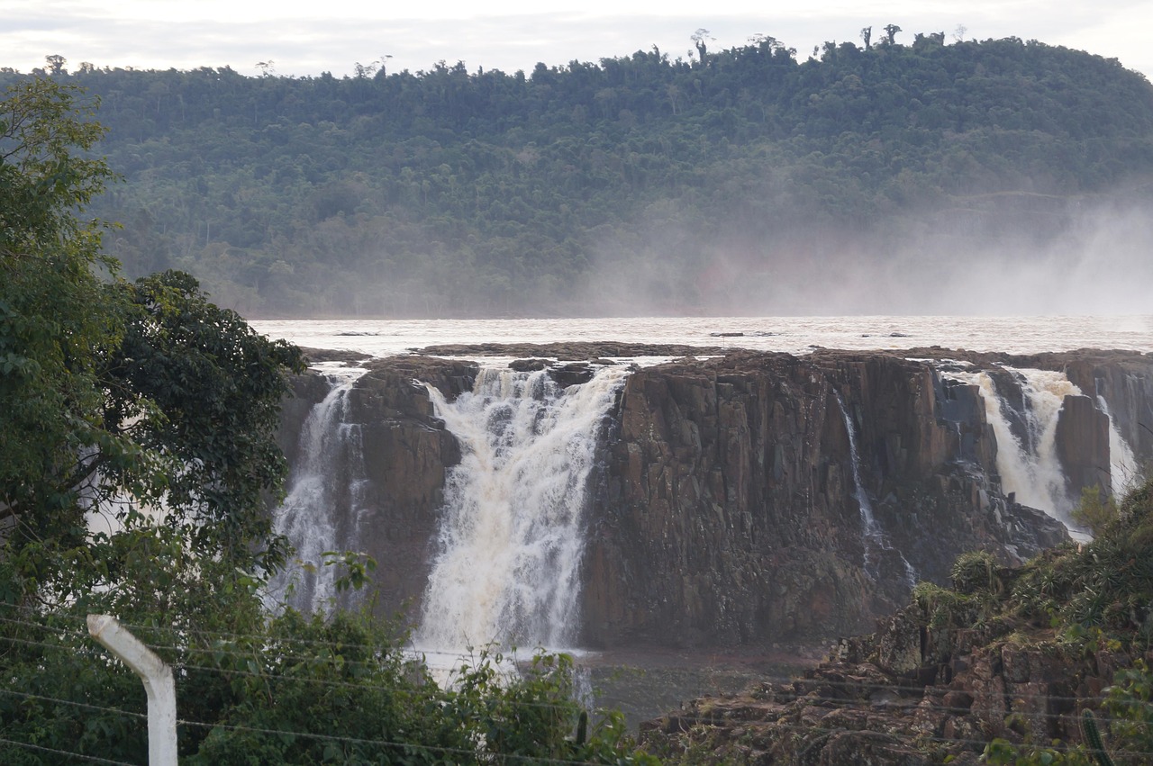 parana, power plant, hydroelectric, jump to do, saudade do iguaçu, iguazu, engineering, nature, construction, tourism, paraná, concrete, waterfall, buildings, brazil, water