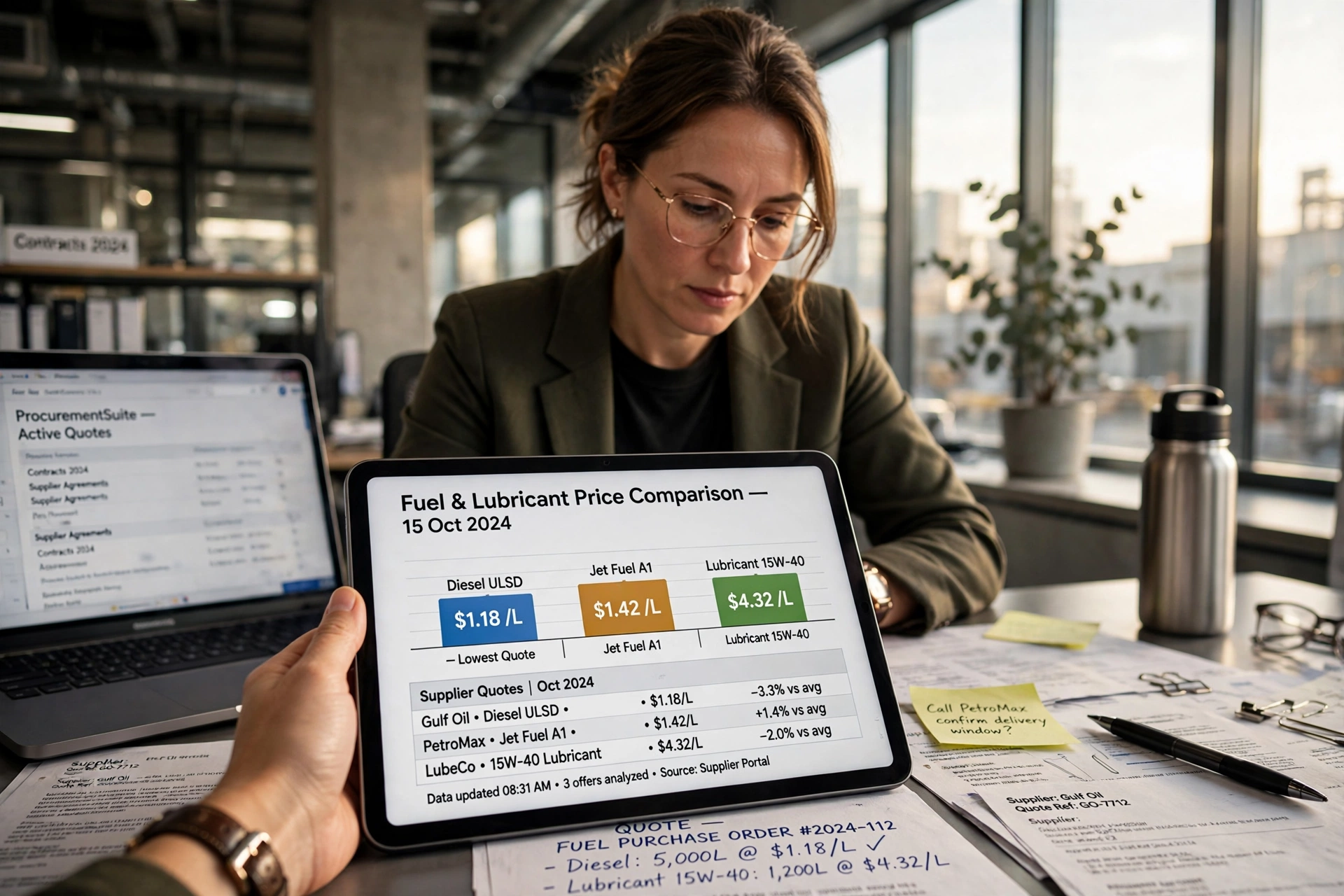 business procurement software office enterprise technology cota combustiveis