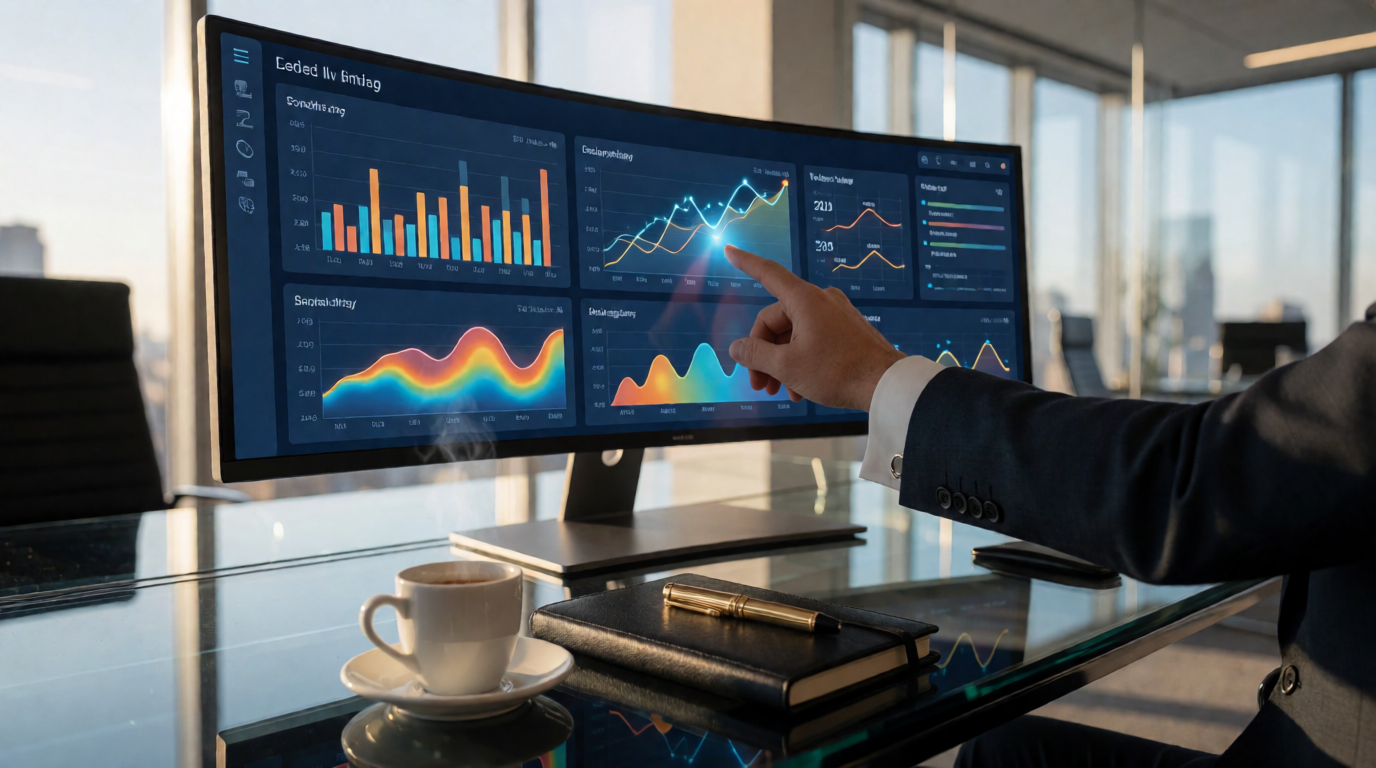 Painel de inteligência de negócios