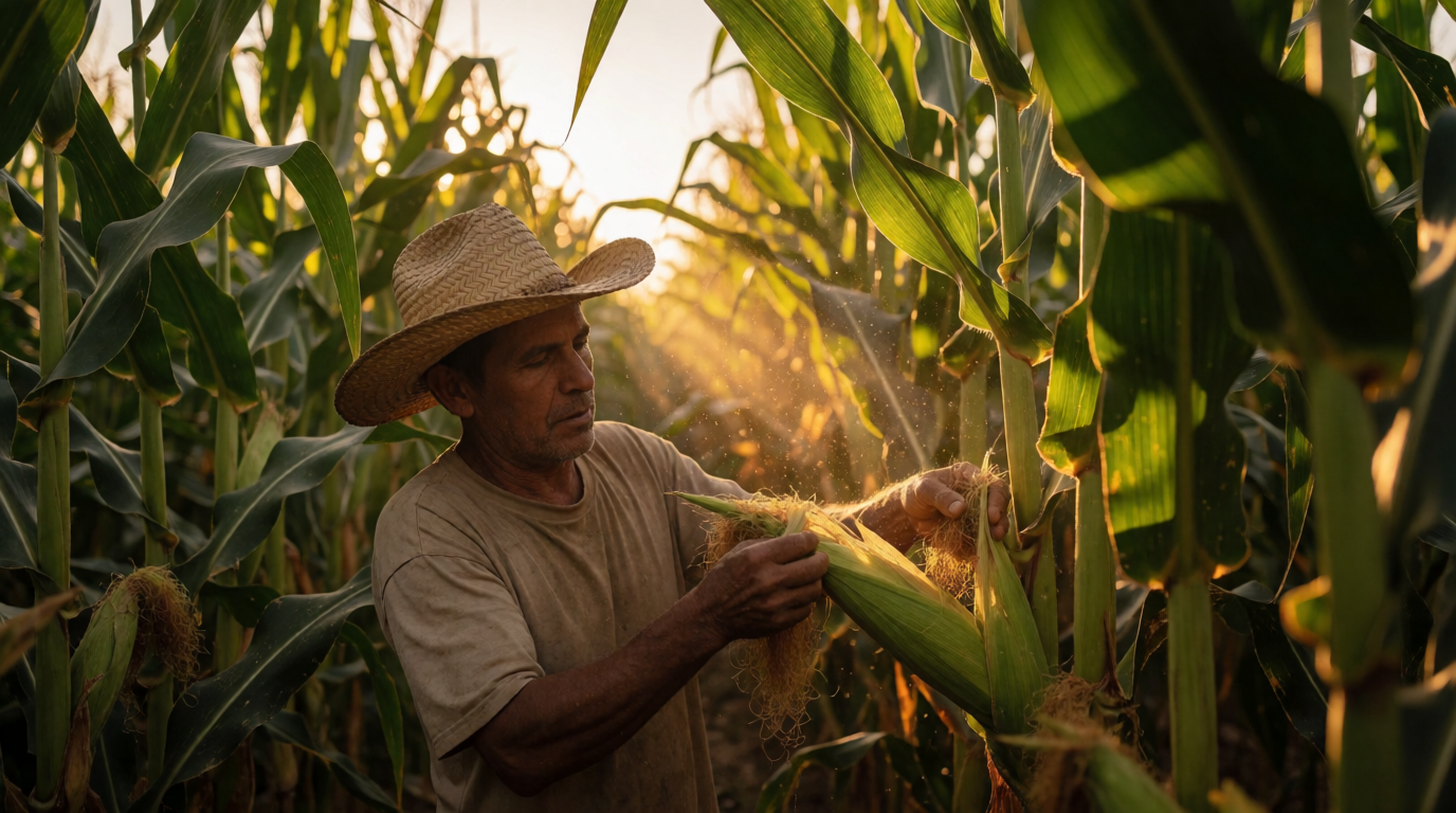 Plantação de milho em Mato Grosso do Sul