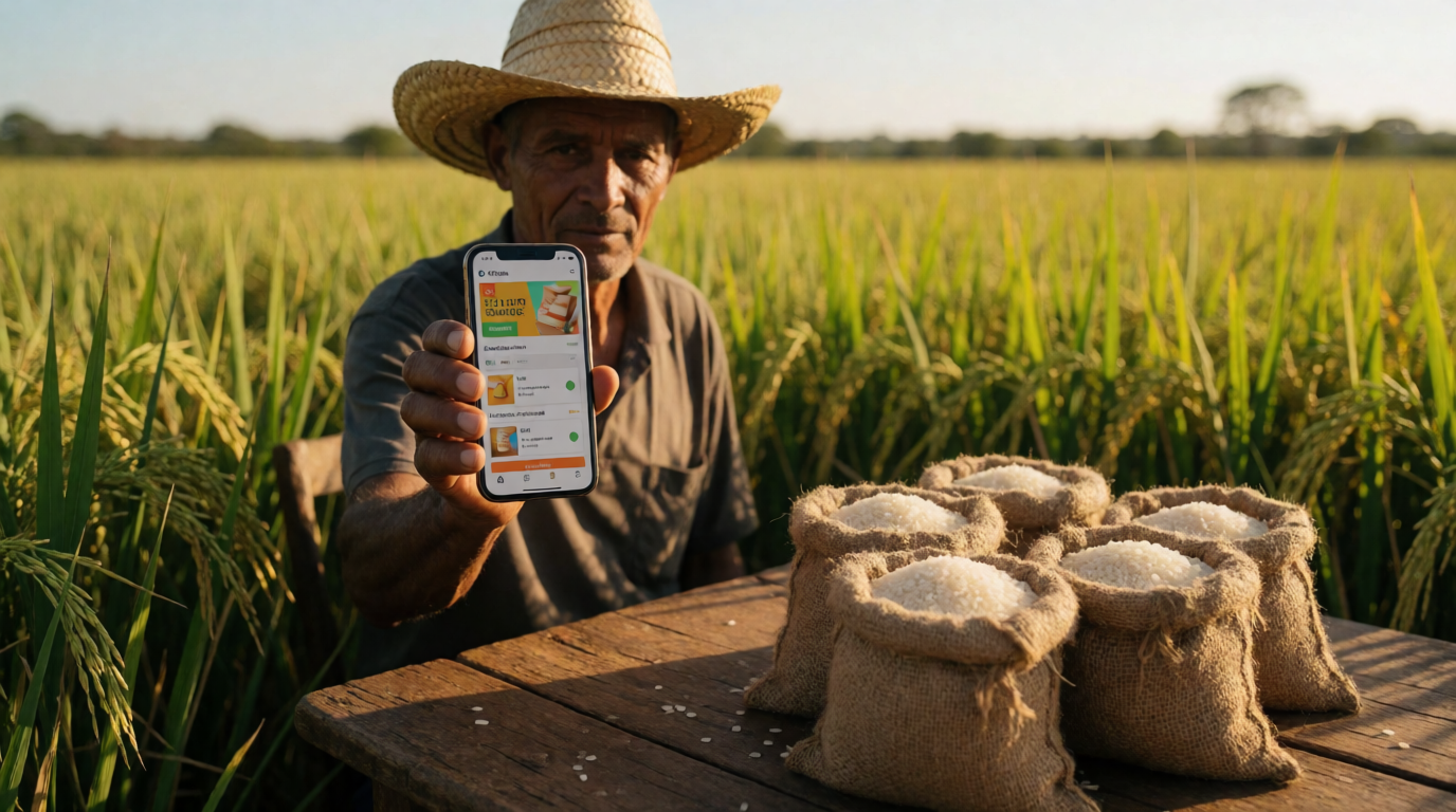 agriculture farm technology vender arroz online goias