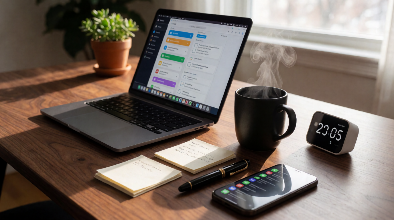 productivity timer desk workspace advantages best list app