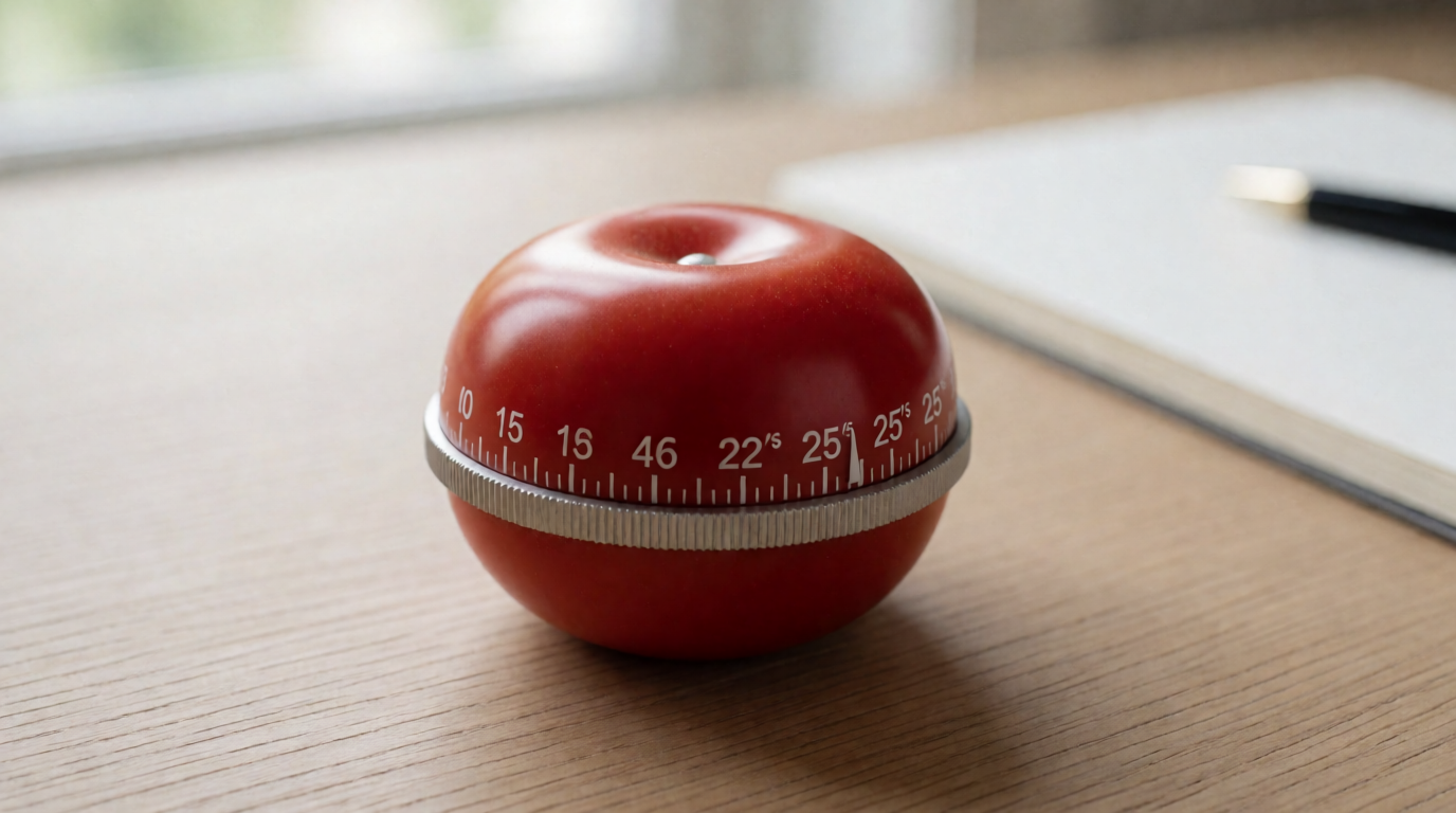 productivity timer desk workspace complete guide pomodoro