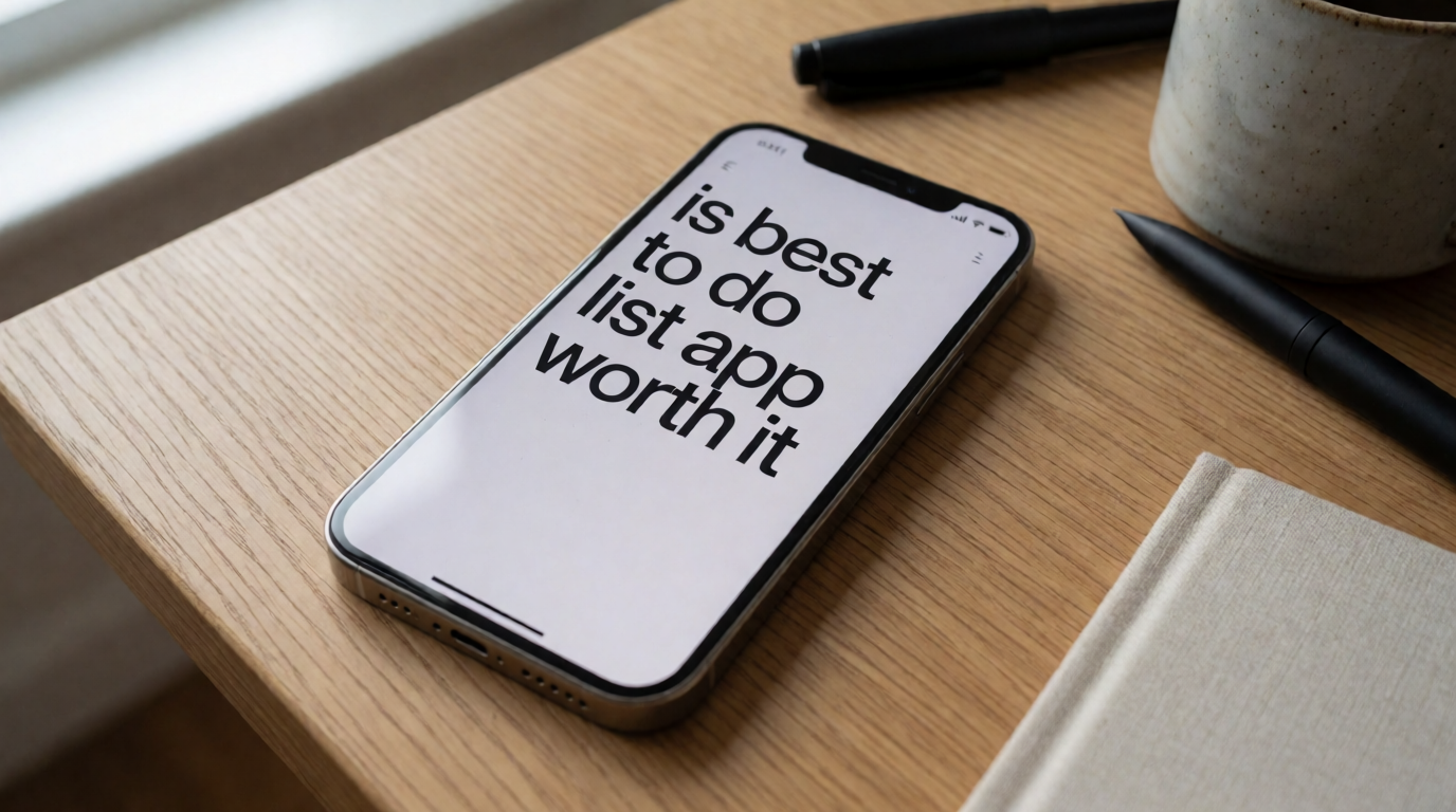 productivity timer desk workspace is best list app