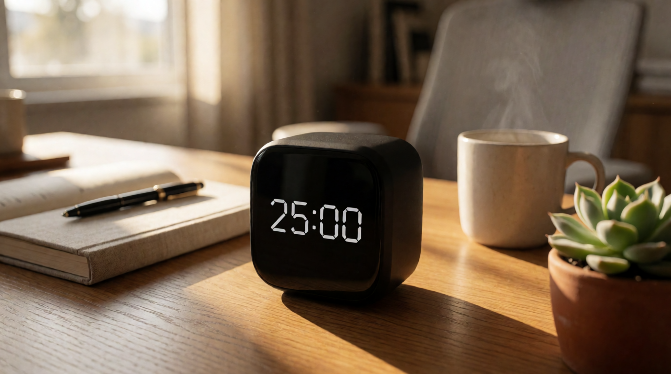 productivity timer desk workspace best pomodoro fresno