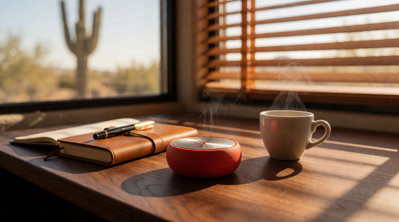 productivity timer desk workspace pomodoro phoenix