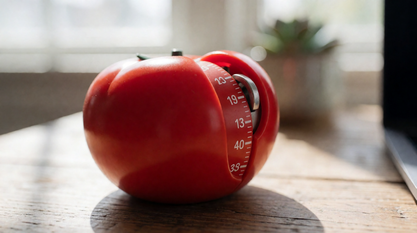 productivity timer desk workspace pomodoro san jose