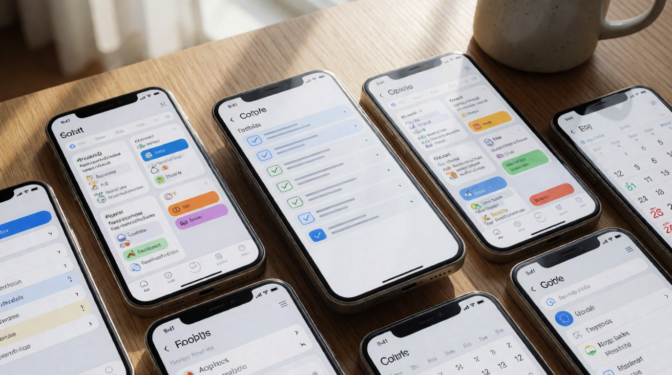 productivity timer desk workspace task management apps comparison