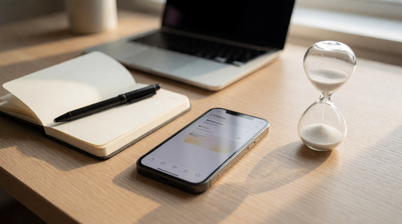 productivity timer desk workspace task management apps beginners