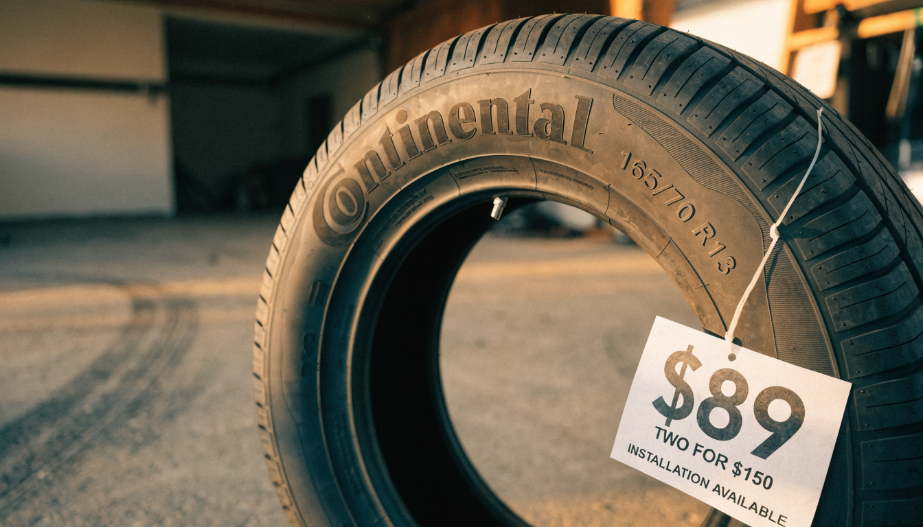 Pneu Continental Aro 14 ContiEcoContact 3 165/70R14 85T XL - Original Nissan March/Renault Kwid