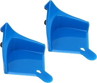 Detalhando Guia de Mangueira de Pneu, Universal Portátil Preso Impedindo Guias de Mangueira de Carro de Plástico Azul 2pcs para Lavagem de Carro