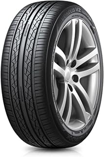 Detalhe da banda de rodagem de um pneu Hankook 225 55 R18